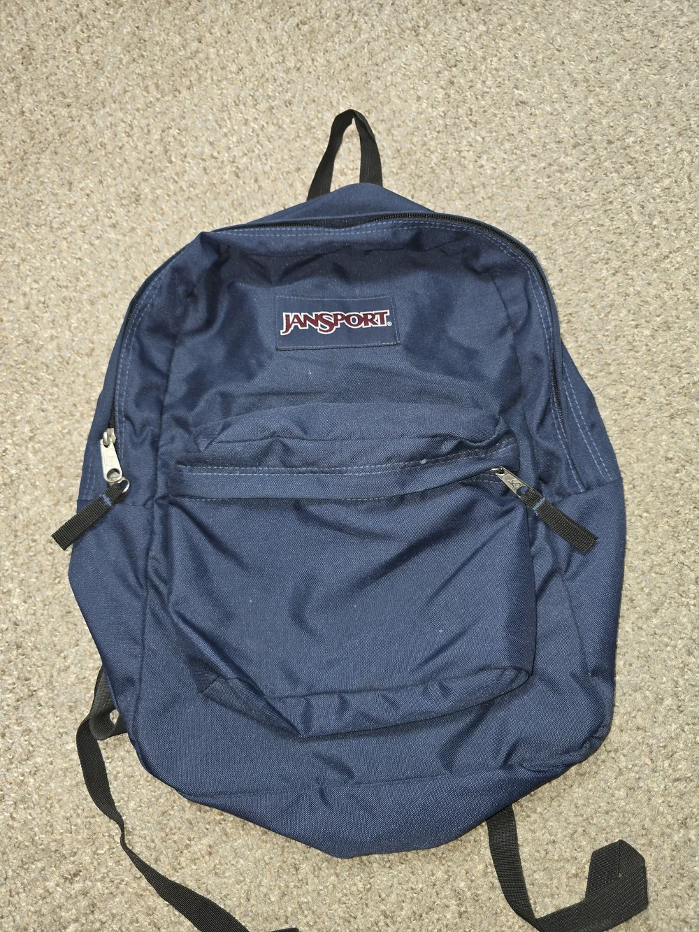 JanSport Classic Navy Blue Backpack